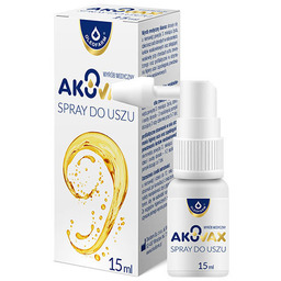 Akuvax, Spray do uszu, 15 ml
