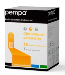 Paski do kontroli cholesterolu - 10 pasków testowych