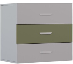 Komoda z trzema szufladami Lumi - kaszmir