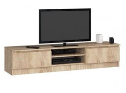 Szafka rtv, NOVA 160x40x33 cm, dąb sonoma, mat