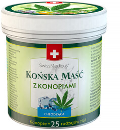 Herbamedicus Końska maść z konopiami chłodząca SwissMedicus-500 ml