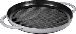 Staub 40511-782-0 patelnia grillowa, okrągła, 30 cm, żeliwo,