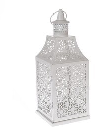 Wisząca latarnia metalowa Arianna, 14,5 x 36 x