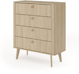 Wysoka komoda do sypialni z szufladami Viki B
