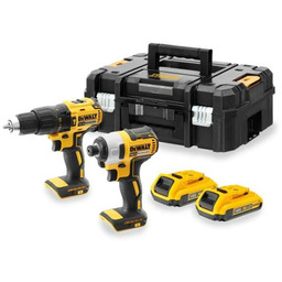 Dewalt Zestaw narzędzi aku 18V DCK2060D2T-QW