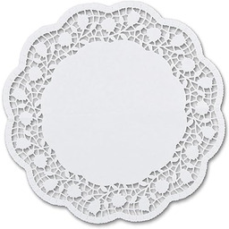 Staedter Okrągła forma do ciasta, biała, podkładki, 6