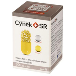 Cynek+ SR, 50 kapsułek
