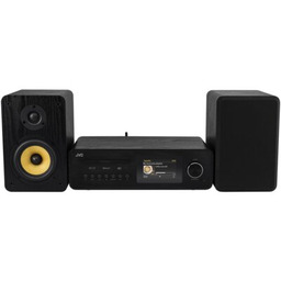 JVC Wieża MX-E455B Czarna, Odtw.CD/-R/-RW, Wi-Fi, BT, Kolorowy
