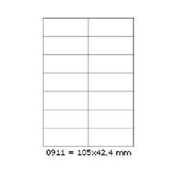Samoprzylepne etykiety 105 x 42,4 mm, 14 etykiet,