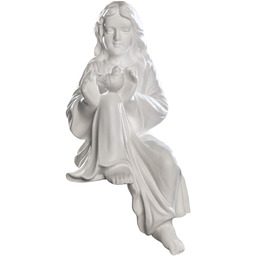 Aniołek z ptakiem - Figura sakralna - 60