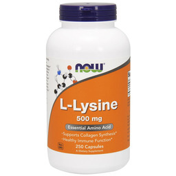 NOW L-Lysine 500mg 250caps