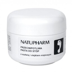 Natupharm Przeciwpotliwa pasta do stóp z szałwią