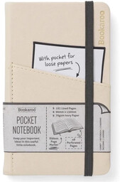 Bookaroo Notatnik Journal Pocket A6 - Kremowy -