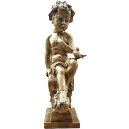 Aniołek z gołąbkiem - Figura sakralna - 47