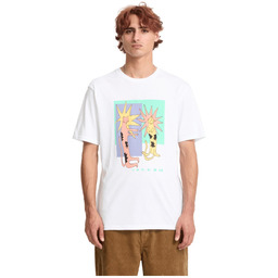 koszulka VOLCOM - Longo Cats Bsc Sst White