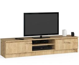Szafka rtv, NOVA 160x40x33 cm, dąb artisan, mat