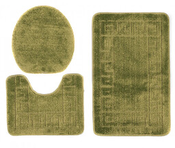 Edinos Zielony miękki komplet dywaników do łazienki M7-H27