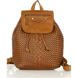 Plecak skórzany MARCO MAZZINI koniakowy VS13b