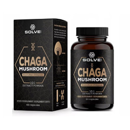 Suplement diety, Solve Labs, Chaga Błyskoporek podkorowy 10:1,