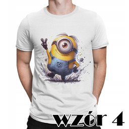 T-SHIRT KOSZULKA MĘSKA BAJKA KRESKÓWKA MINIONEK MINIONKI MINION