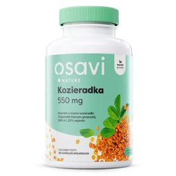 OSAVI Nature Kozieradka 550 mg, 120 kapsułek wegańskich