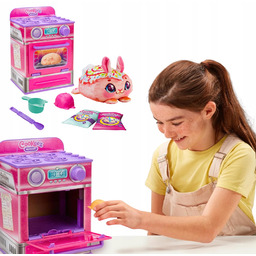 Cookeez Makery piekarnik różowy Cobi z interaktywną maskotką