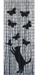 Zasłona Bambusowa Do Drzwi Kot zasłonka 90x200cm