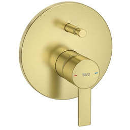 Roca Targa bateria wannowo-prysznicowa podtynkowa Brushed Gold Everlux-PVD