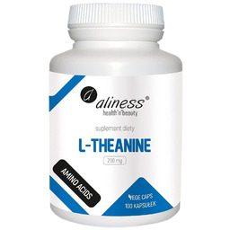 L-Theanine 200 mg suplement diety 100 kapsułek
