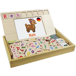 Lexibook EDU100i3 Bio Toys szkoła słowna, dwujęzyczna, angielska