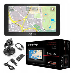 Nawigacja samochodowa Gps odblokowana 7 cali duży ekran