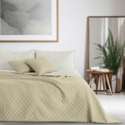 DecoKing Narzuta Axel beżowo-biały, beżowy, 170 x 210