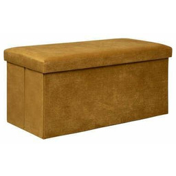 Pufa welurowa Lilou XL Atmosphera składana ze schowkiem