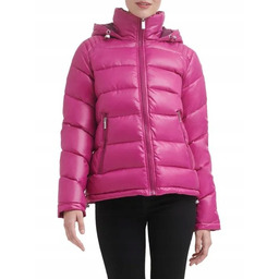 Damska kurtka puchowa GUESS Różowa Rozmiar XS