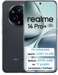 realme 14 Pro+ 5G 12/512GB Funkcje AI 6,83"