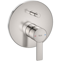 Roca Targa bateria wannowo-prysznicowa podtynkowa Inox Everlux-PVD A5A0B5FSM0