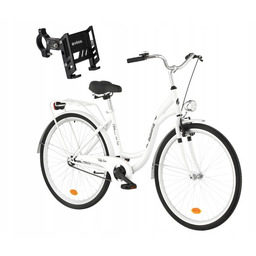 Rower miejski Indiana Moena 28 cali damski Biały