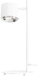 Aldex Lampa biurkowa metalowa biała 47cm 1046B