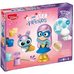 MAPED CREATIV Zestaw kreatywny Odlewy gipsowe 907219 Brokatowo-perłowe