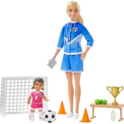 Barbie, Trenerka Piłki Nożnej Zestaw Do Zabawy