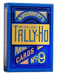 Karty Bicycle Tally Ho Metalluxe Blue