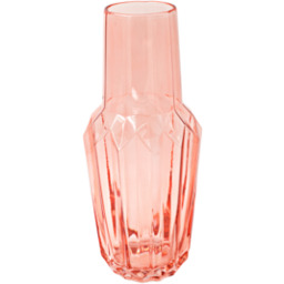 Wazon Crystal łososiowy 15,5 x 37 cm 7489