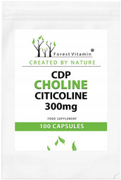 FOREST VITAMIN CDP Choline Citicoline 300mg 100caps