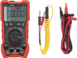 Yato MIERNIK CYFROWY TRUE RMS AC+DC LCD 25000