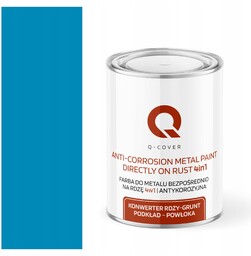 Farba Do Metalu Na Rdzę Aluminium 4w1 Niebieski