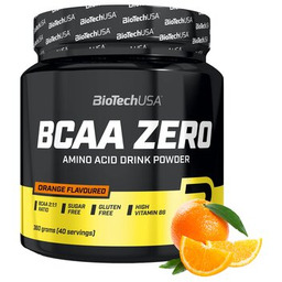 BIOTECH Aminokwasy BCAA Zero Pomarańczowy (360 g)