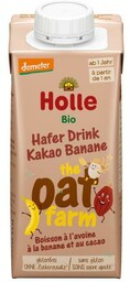 HOLLE Bio Napój owsiany kakao, banan 12m+, 200ml