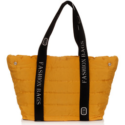 Solome, Torebka Shopperka Pikowana, Musztardowa