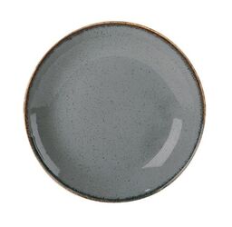 TALERZ PŁYTKI STONE 180 mm SZARY