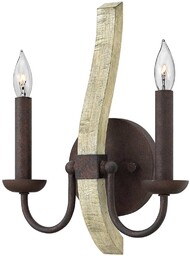 HINKLEY 2-punktowa lampa ścienna Middlefield
